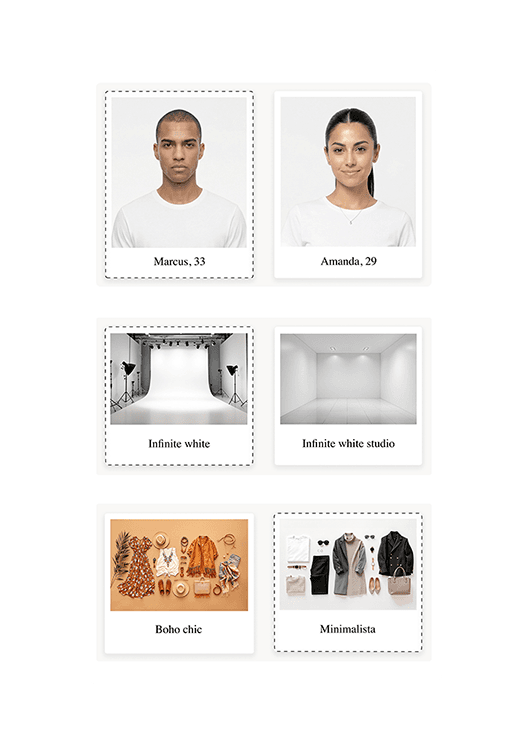 Elige modelo y estilo